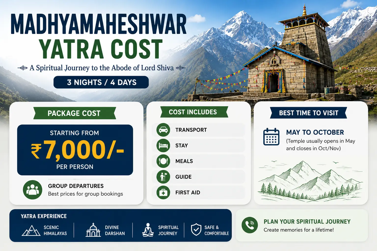 Madhyamaheshwar Yatra Cost: Complete Budget Guide