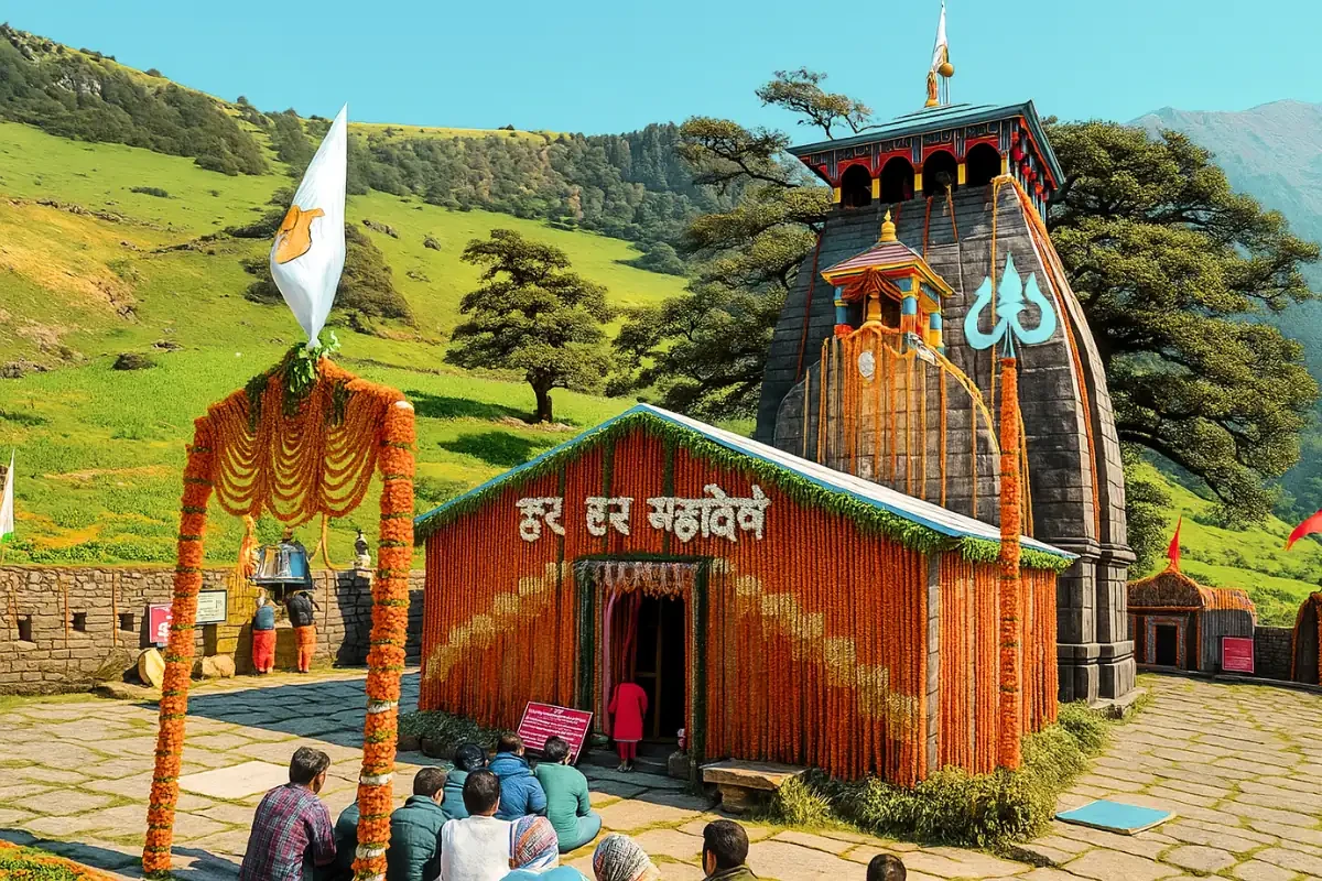 Madhyamaheshwar temple aarti